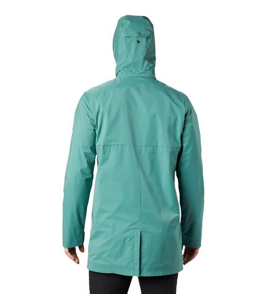 Columbia East Park Rain Jacket Green For Men's NZ17836 New Zealand